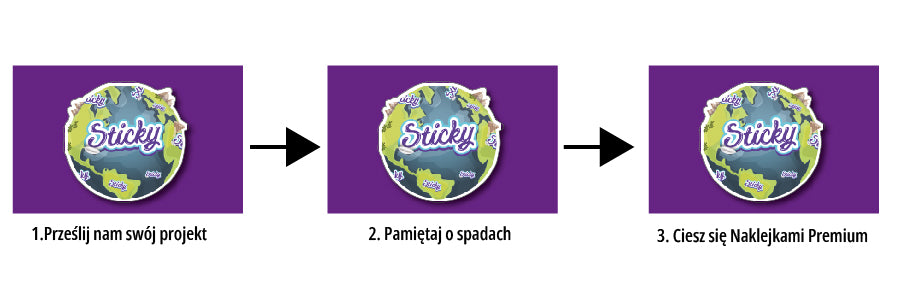 NAKLEJKI, ETYKIETY Z logo Firmy Wlepki 6cm 100szt
