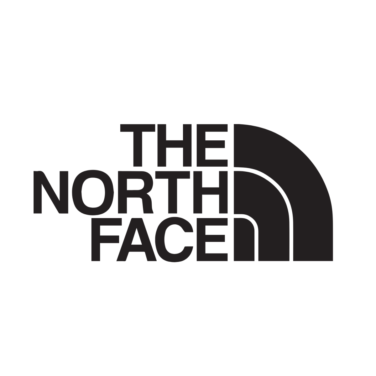 Naklejka THE NORTH FACE na auto samochód WYTRZYMAŁA FOLIA SAMOCHODOWA 10 cm