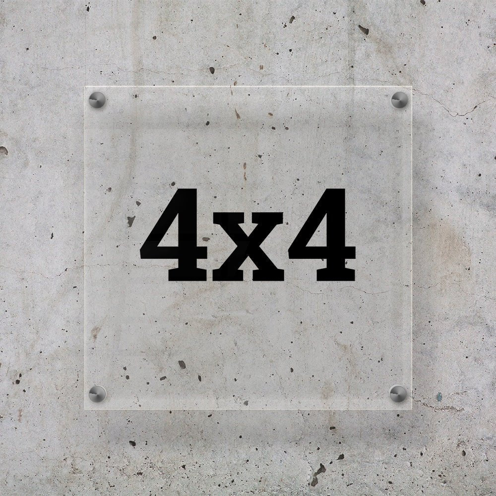 4x4 OFF ROAD odjazdowa Naklejka do auta czarna Sticky Studio