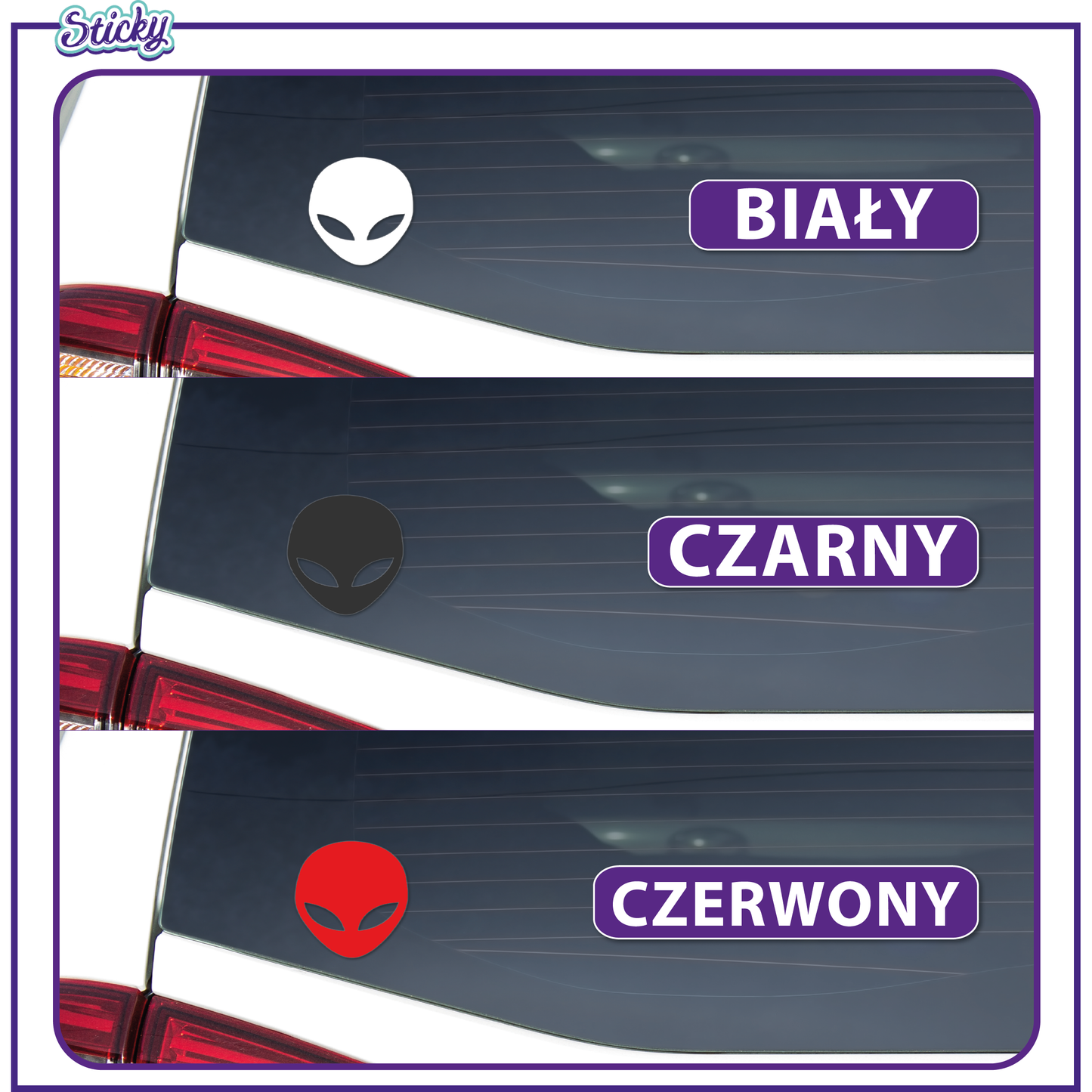 Naklejka JEBAĆ COVID na auto, motor wodoodporna Sticky Studio