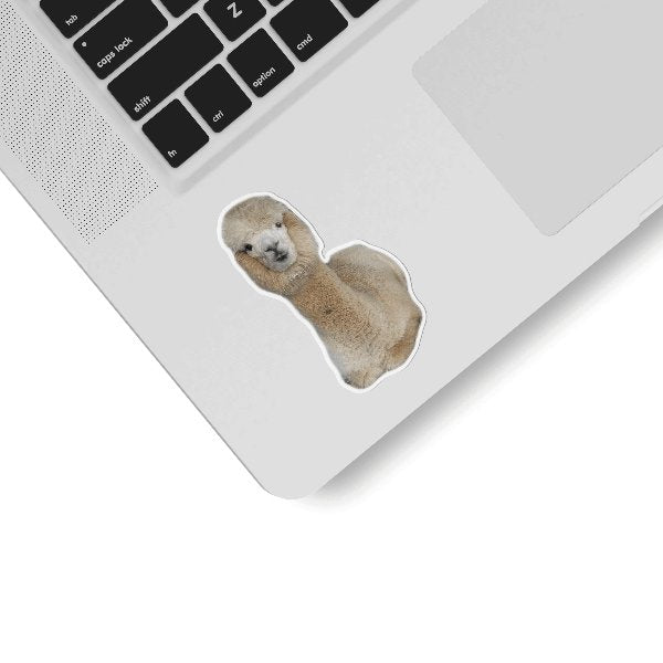 Arkusz naklejek z alpakami na rower, auto, laptop 7 sztuk Sticky Studio