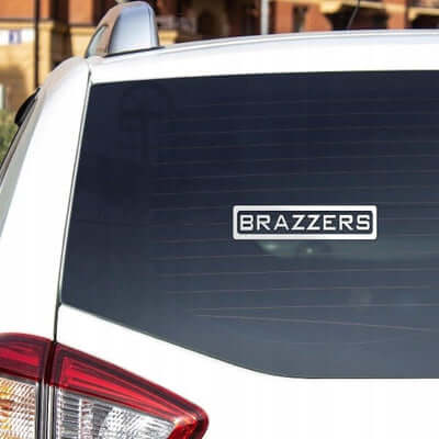 BRAZZERS naklejka na auto-samochód wodoodporna Sticky Studio