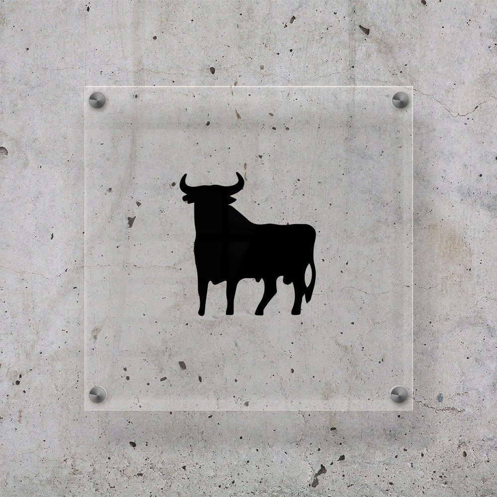 BYK bulls giełda czy to koniec BTC? Naklejka WODOODPORNA czarna Sticky Studio