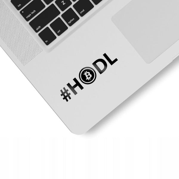 Czy to koniec BTC ? Nie dla HODLERÓW. Premium Naklejka dla inwestorów kryptowalutowych Sticky Studio
