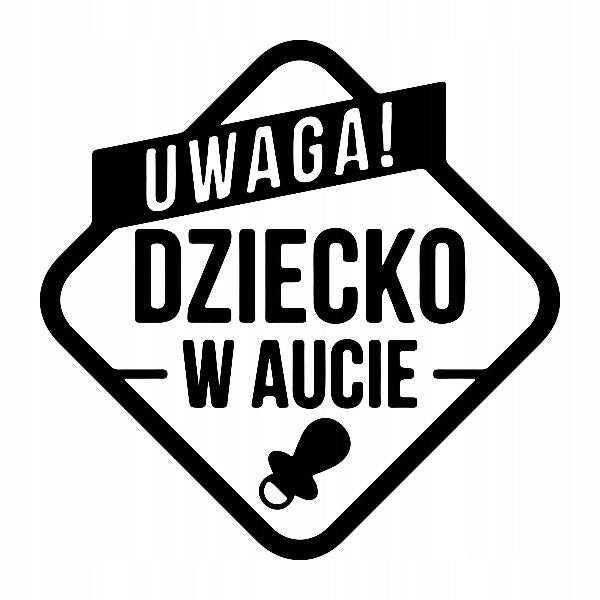 "Naklejka-dziecko-w-aucie-Stylowa-naklejka-z-motywem-dziecięcym-na-tle-samochodu