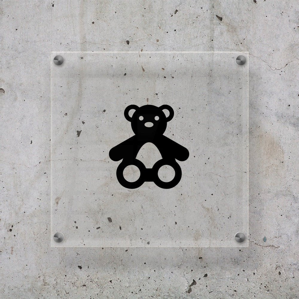MIŚ Naklejka do samochodu z dzieckiem czarna Sticky Studio