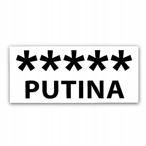 Naklejka 8 gwiazdek Putina na samochód lub auto Sticky Studio