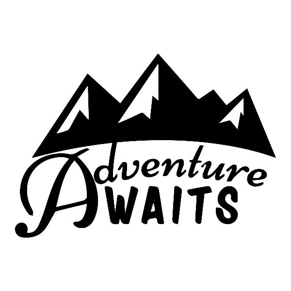 Naklejka ADVENTURE PRZYGODA CZEKA na auto wodoodporna Sticky Studio
