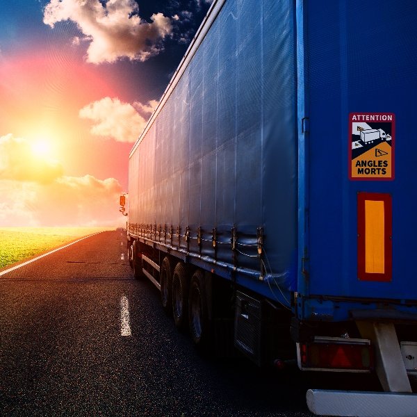 Naklejka Angles Morts martwe pole TIR 25x17 10 szt Sticky Studio