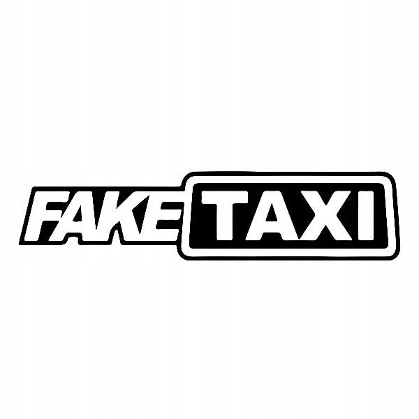 Naklejka FAKE TAXI na auto, samochód, fałszywa taksówka Sticky Studio