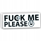Naklejka na auto - Fuck me Please prezent Sticky Studio