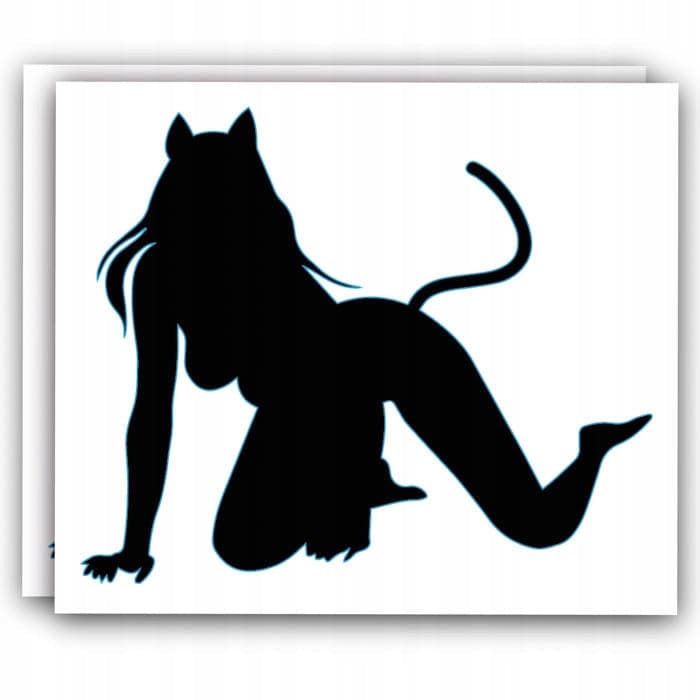 Naklejka na auto Kobieta kot, batman Sticky Studio