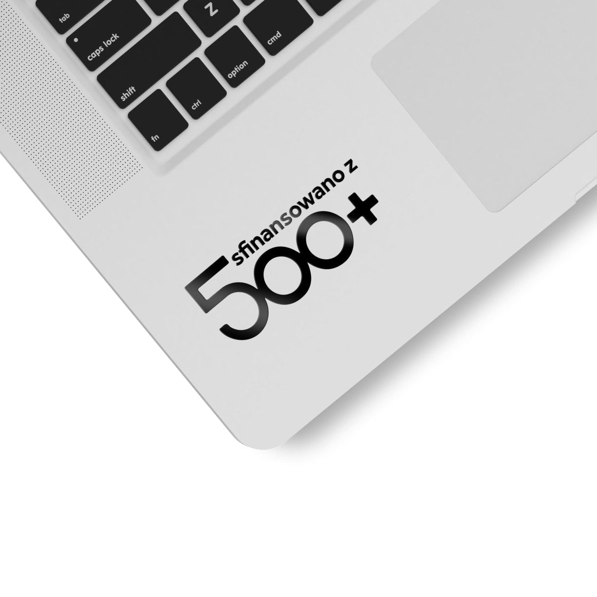 Naklejka na samochód sfinansowano z 500+ PiS Sticky Studio
