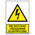 Naklejka Nie Dotykać urządzenie elektryczne 40 szt Sticky Studio