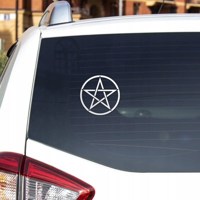 Naklejka PENTAGRAM na auto, motor Sticky Studio