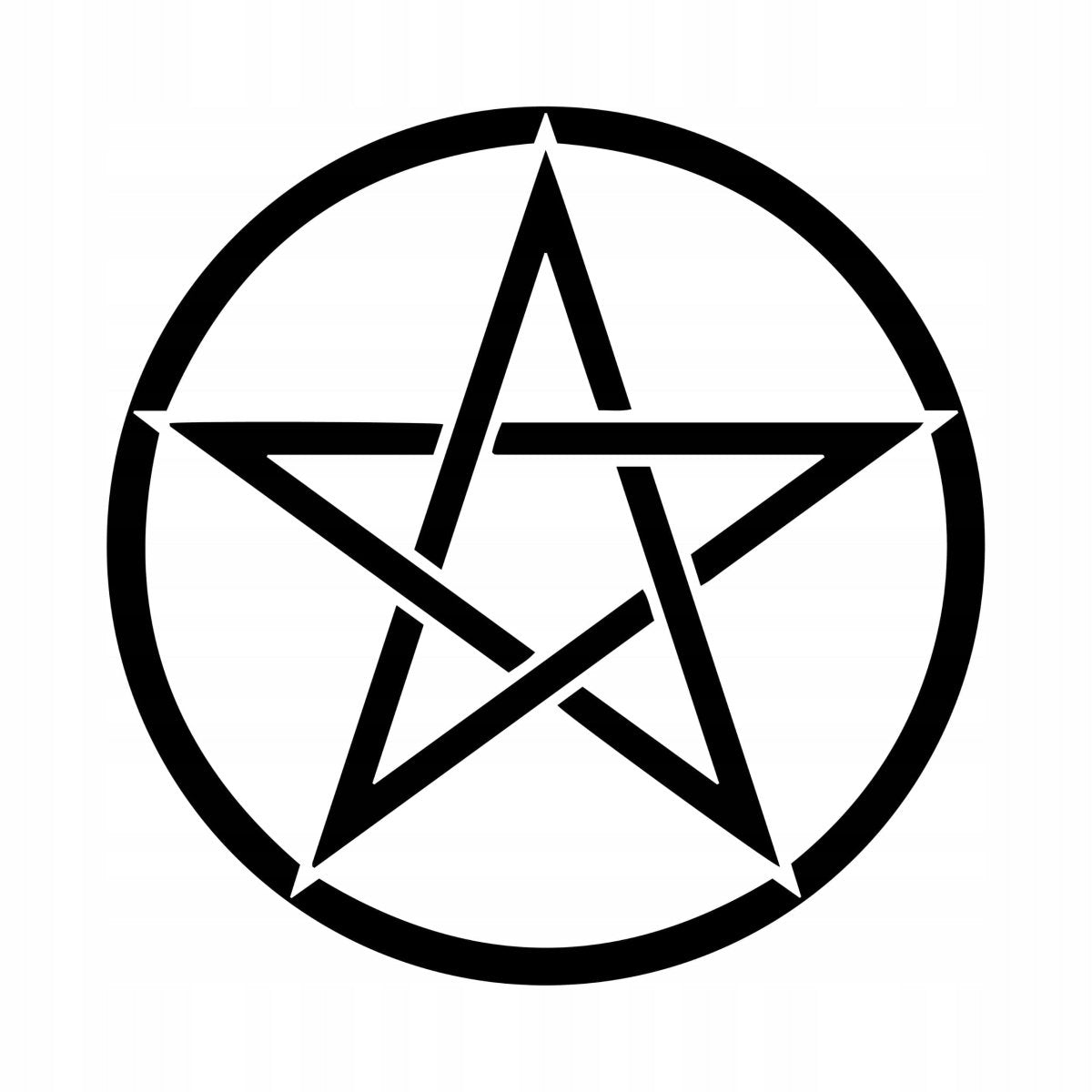 Naklejka PENTAGRAM na auto, motor Sticky Studio
