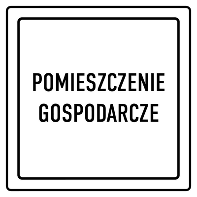 Naklejka pomieszczenie gospodarcze 100x100 5 szt Sticky Studio