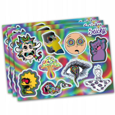 Naklejki na auto kubek PSYCHODELICZNE Sticky Studio