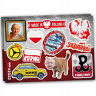 Naklejki Polska walcząca, Godło, Solidarność na samochód, ścianę 11szt Sticky Studio