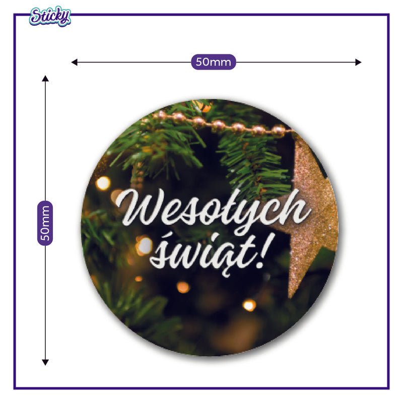NAKLEJKI ŚWIĄTECZNE NA PREZENTY
