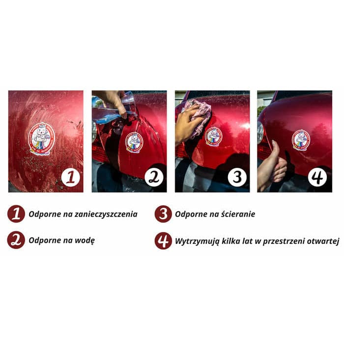 Naklejki wodoodporne karny łoś, jednorożec, kotas MIX 50 sztuk Sticky Studio