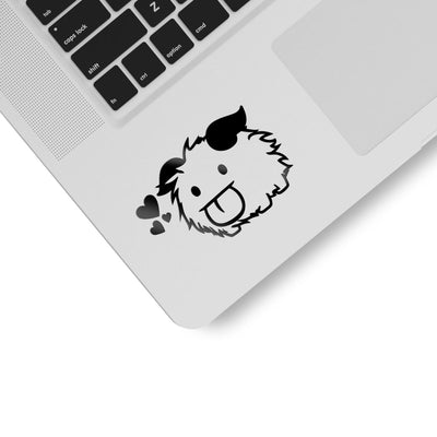 PORO Naklejka wodoodporna do auta czarna Sticky Studio