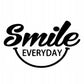 SMILE EVERYDAY uśmiechaj się codziennie naklejka na auto wodoodporna Sticky Studio