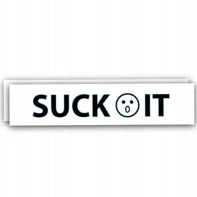 SUCK IT naklejka erotyczna na auto, motor, samochód Sticky Studio