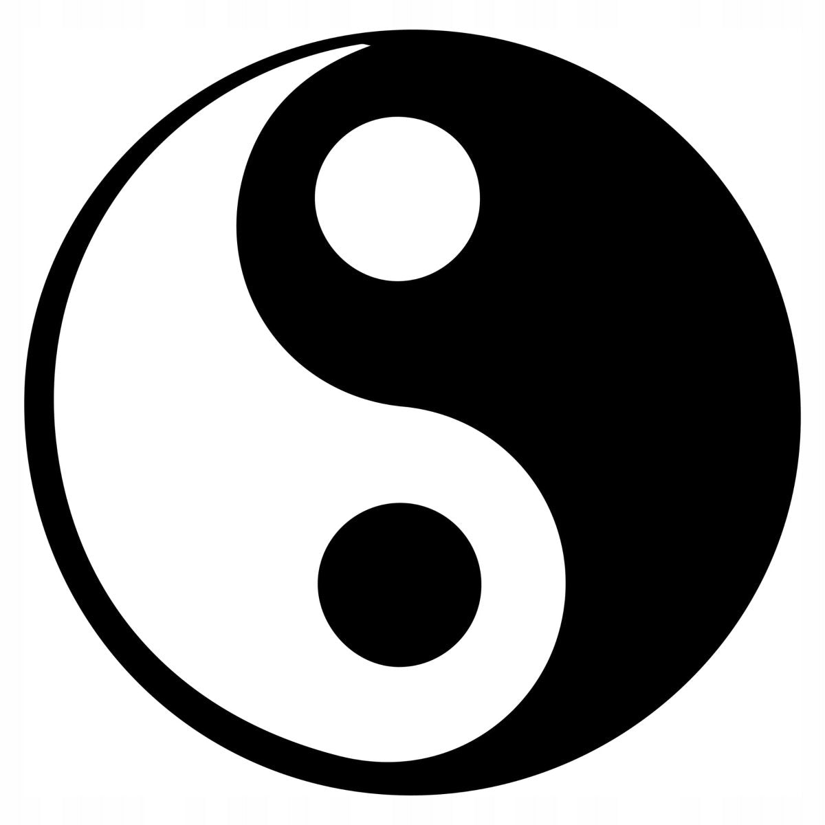 YIN YANG RÓWNOWAGA naklejka na auto Sticky Studio