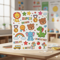 Naklejki papierowe dla niepublicznych przedszkoli – edukacja, zabawa i organizacja w jednym