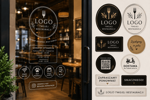 Naklejki z kodem QR w restauracjach – wygodne menu, więcej opinii Google i lepsza obsługa klientów
