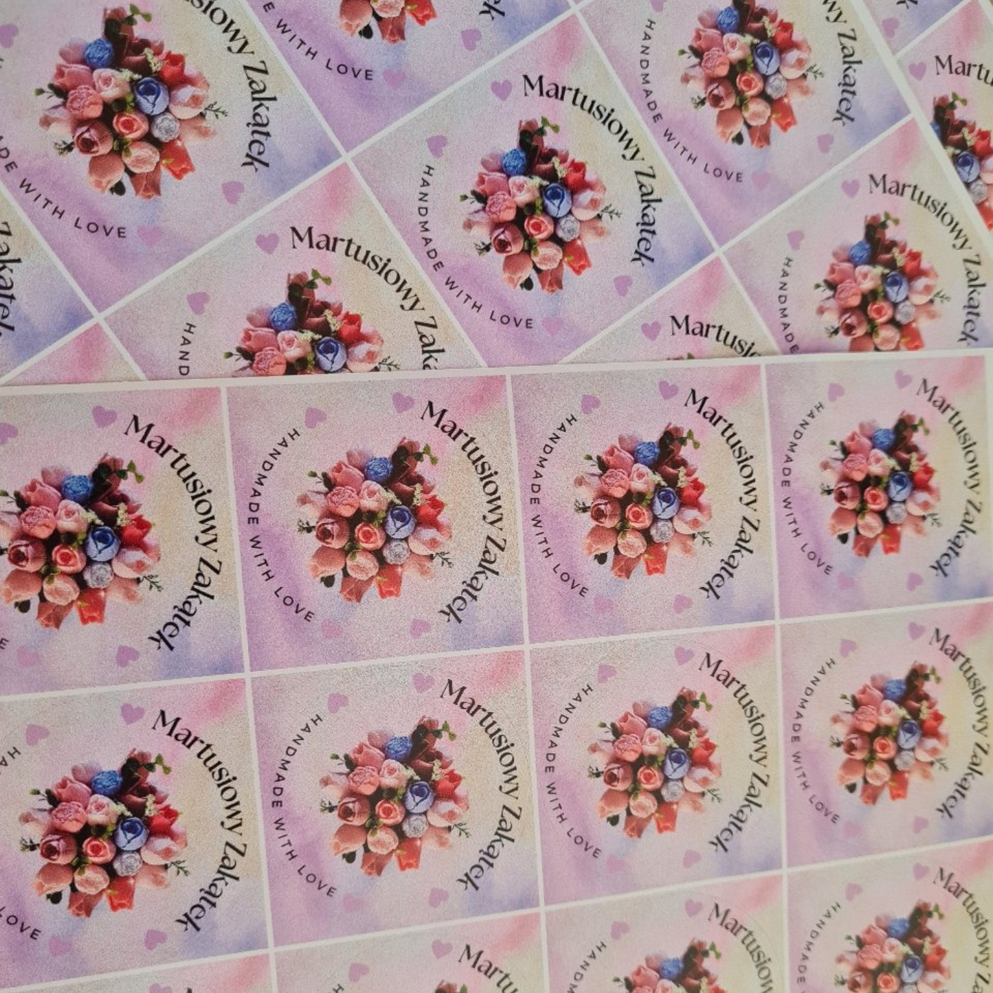 Naklejki Foliowe na Arkuszu KissCut