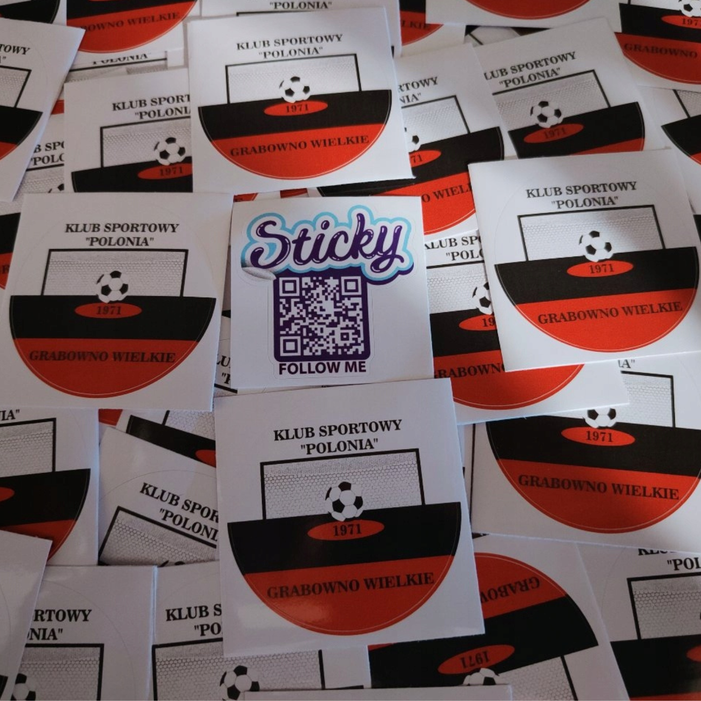 Naklejki Foliowe wodoodporne na sztuki