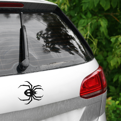 naklejka na auto z własnym wzorem czarna biała czerwona
