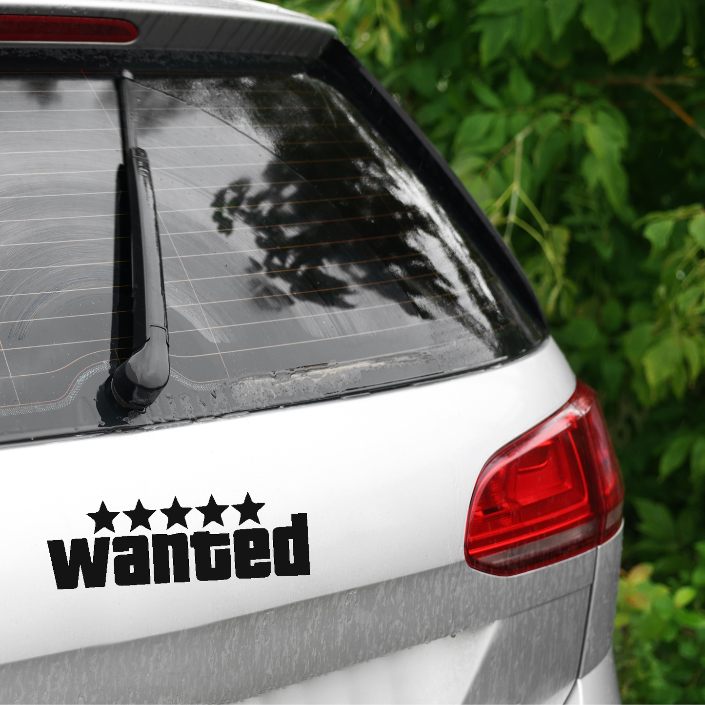 naklejka na auto z własnym wzorem czarna biała czerwona
