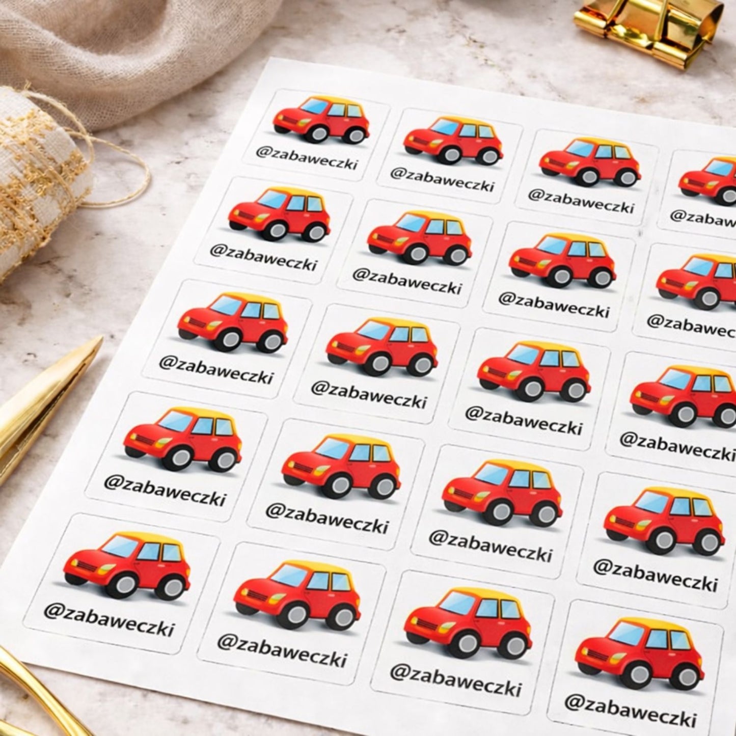 Naklejki Foliowe na Arkuszu KissCut Sticky Studio