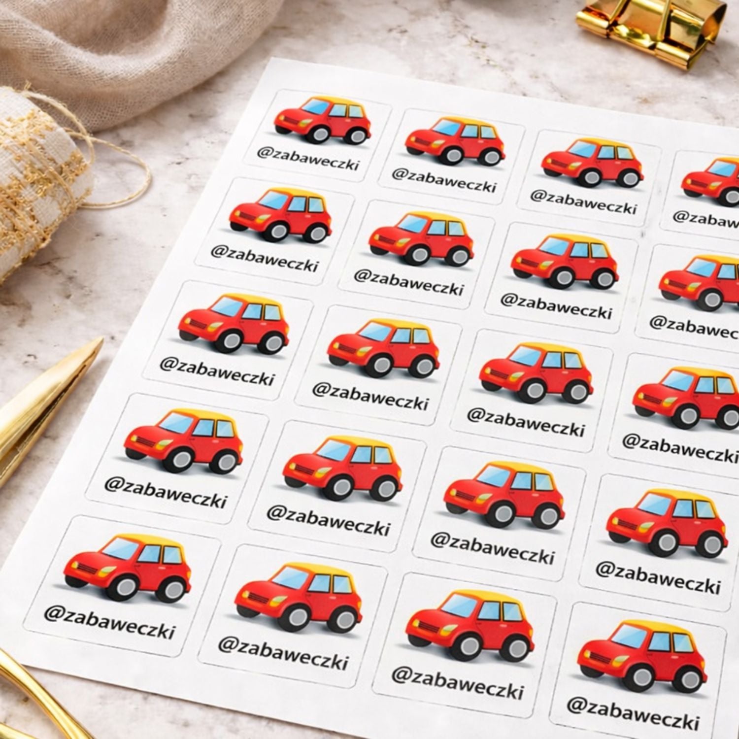 Naklejki Foliowe na Arkuszu KissCut Sticky Studio