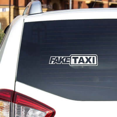 Naklejka FAKE TAXI na auto, samochód, fałszywa taksówka Sticky Studio