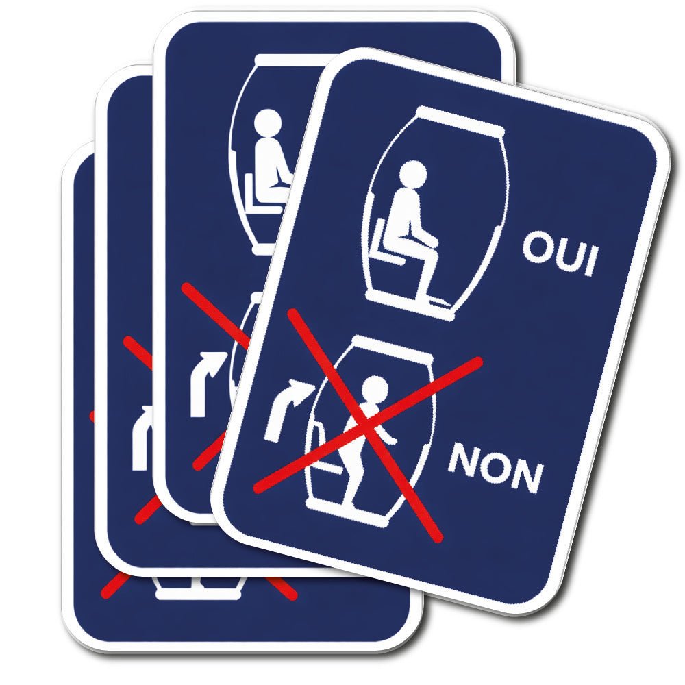 naklejki na kolejki górskie naklejki francja wyciąg krzesełkowy BHP