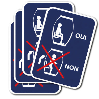 naklejki na kolejki górskie naklejki francja wyciąg krzesełkowy BHP