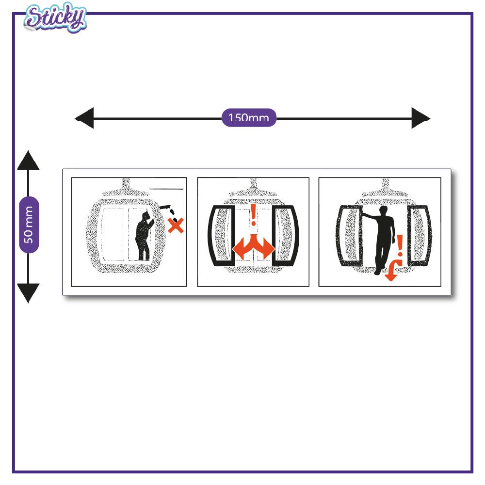 naklejki na kolejki górskie naklejki francja wyciąg krzesełkowy BHP