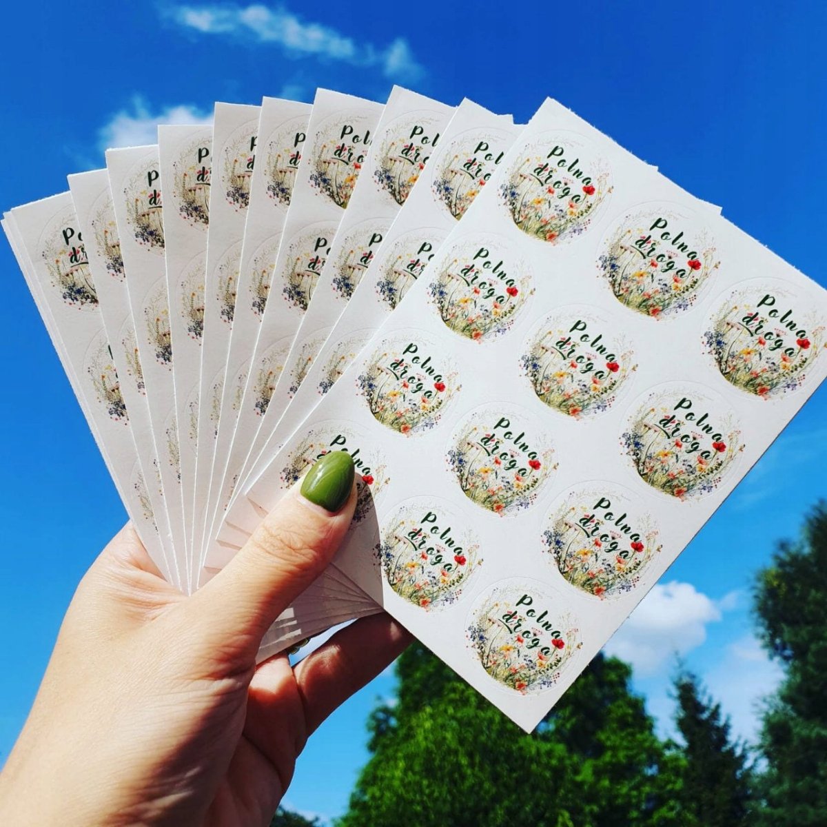 Naklejki Foliowe na Arkuszu KissCut