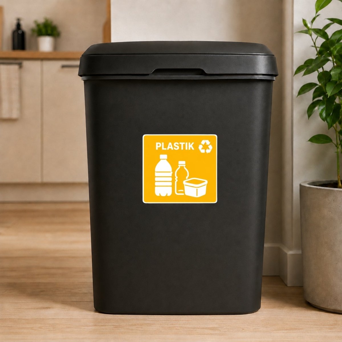 Naklejki segregacjne 9x9 cm z obrazkami ZESTAW – zdjęcie 2