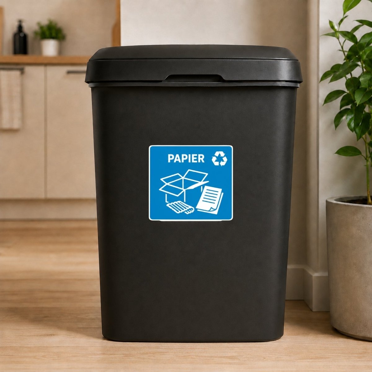 Naklejki segregacjne 9x9 cm z obrazkami ZESTAW – zdjęcie 3