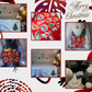 Naklejki ŚWIĄTECZNY CIASTEK na prezent Wigilia Boże Narodzenie 10 sztuk Sticky Studio