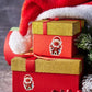 Etykiety na prezenty święta Wigilia Święty Mikołaj w maseczce 10 sztuk Sticky Studio