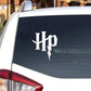 HARRY POTTER HP Naklejka do auta czarna Sticky Studio