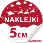naklejki papierowe z własnym wzorem logo etykieta na gadżety firmowe