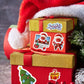 Naklejki świąteczne ŚWIĘTY MIKOŁAJ CHOINKA PREZENTY na kubek, laptop MIX 7 sztuk Sticky Studio